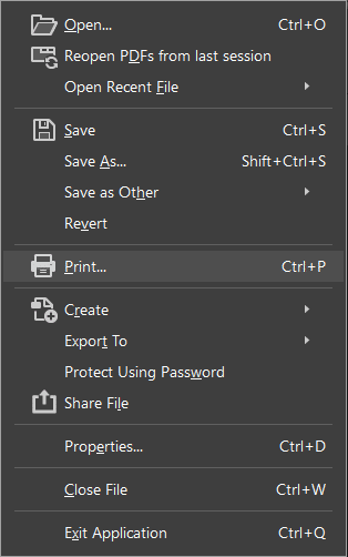 Preview Of Printing Button