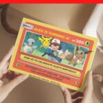 (Free PDF Invitation) Pokemon Card Birthday Invitation