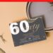 (Free PDF Invitation) Sparkling Glitter 60 Diamond Jubilee Birthday Invitation
