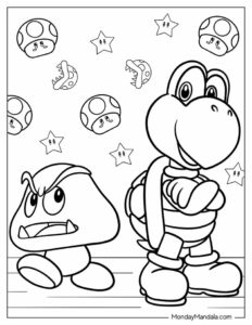 turle and mushroom