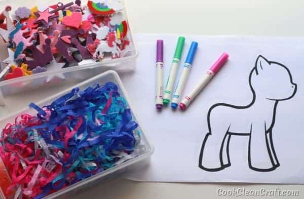 My Little Pony Craft Table