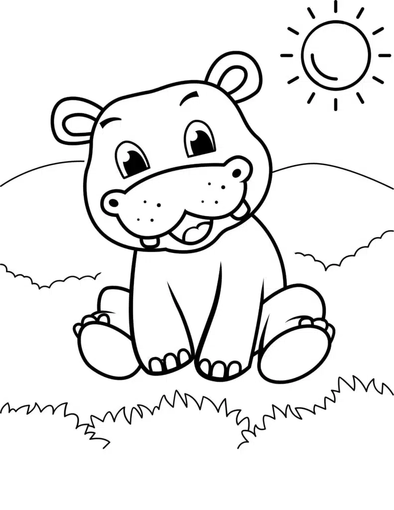 Safari Coloring Pages 4