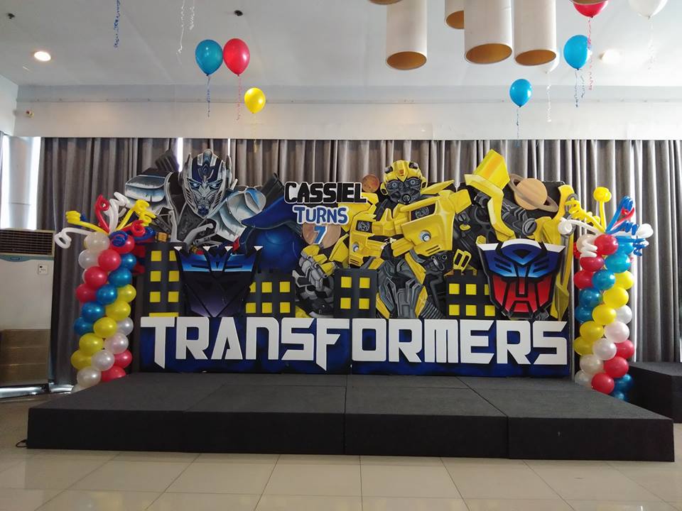 Transformer Birthday Party Backdrop