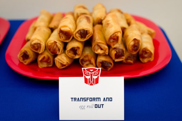 Transformer Birthday Party Foods