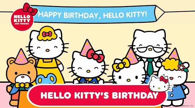 Adorable Hello Kitty Birthday Scene