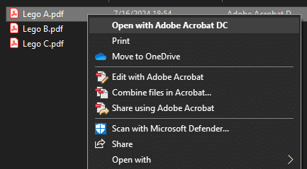 Preview of Opening The Template File