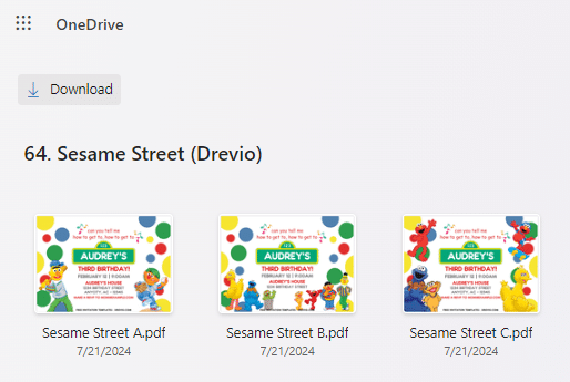 Preview of Download Button