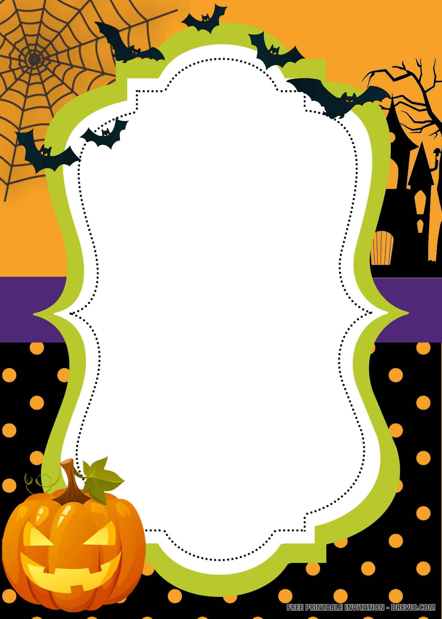 Childrens Halloween Invitations