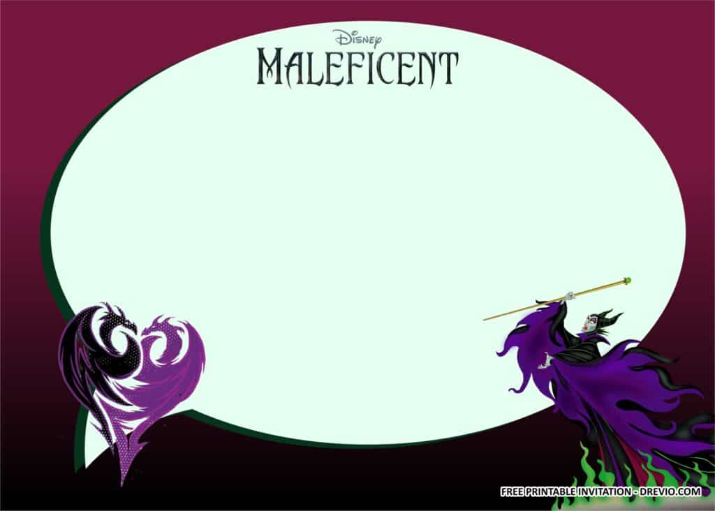 Disney Maleficent Invitation Templates 1 1024x732 1