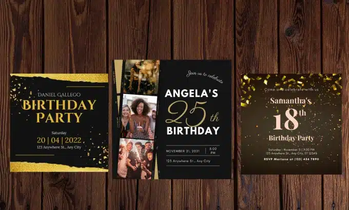 awesome invitation birthday cards