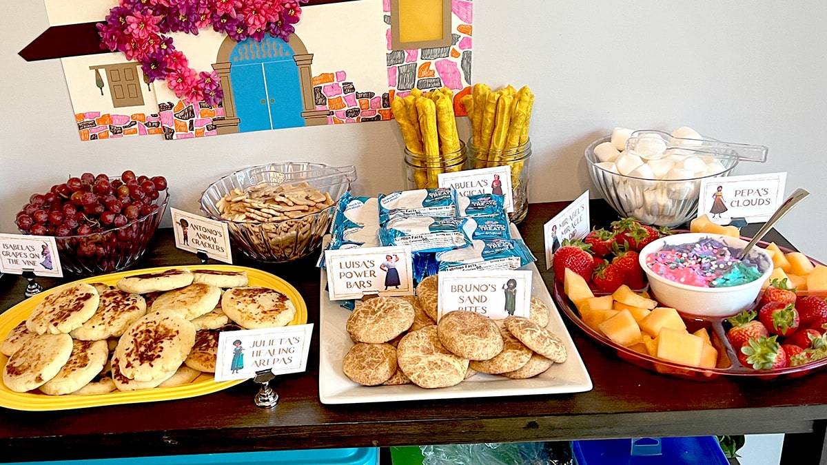 encanto birthday party food ideas