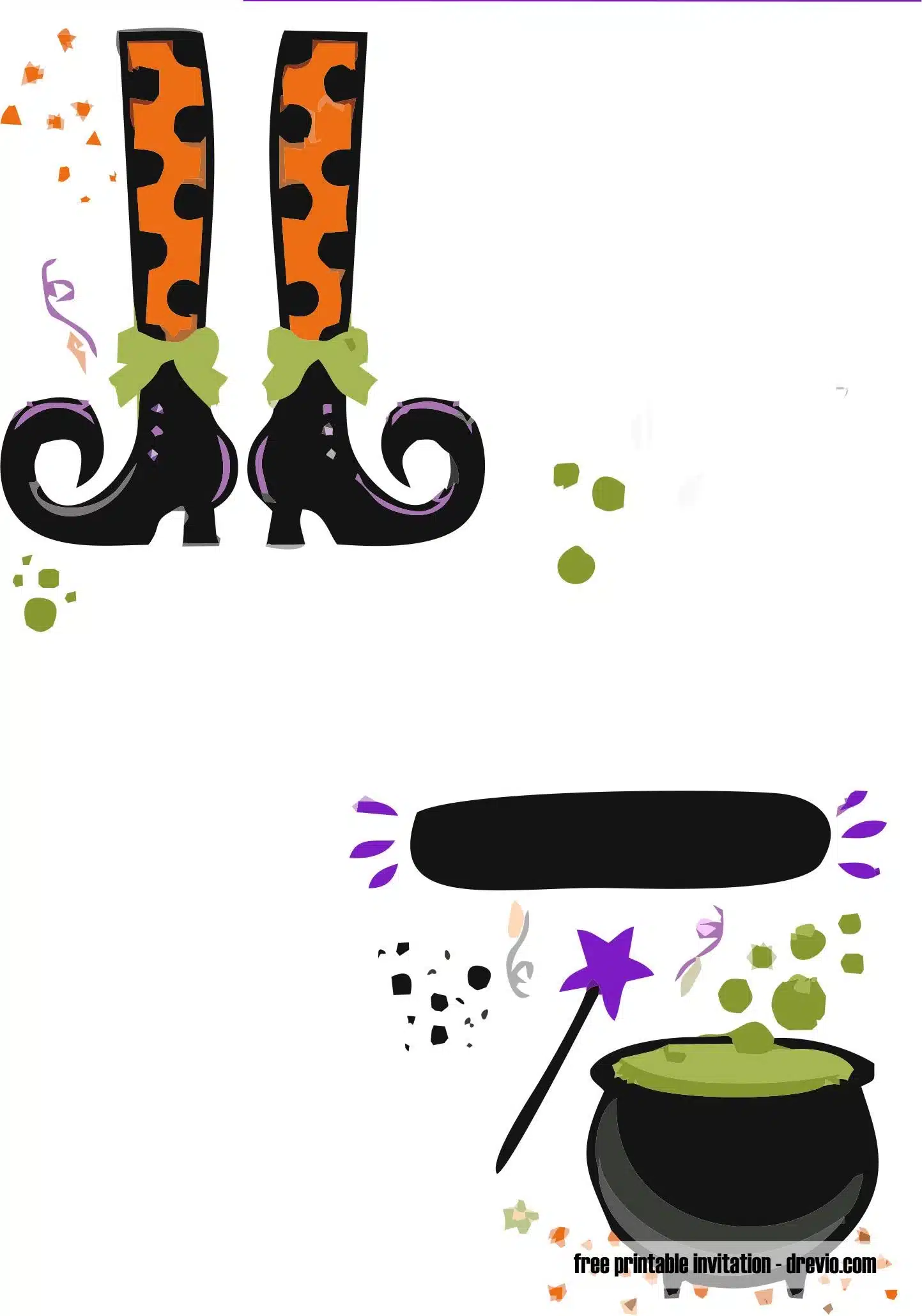 witch invitations