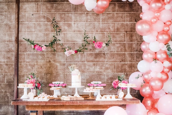 Rustic Floral Birthday Party Decor