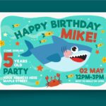 10 Adorable Baby Shark Invitations for Your Little Kids