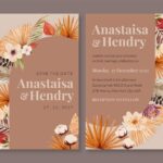 10 Gorgeous Bohemian Wedding Invitations