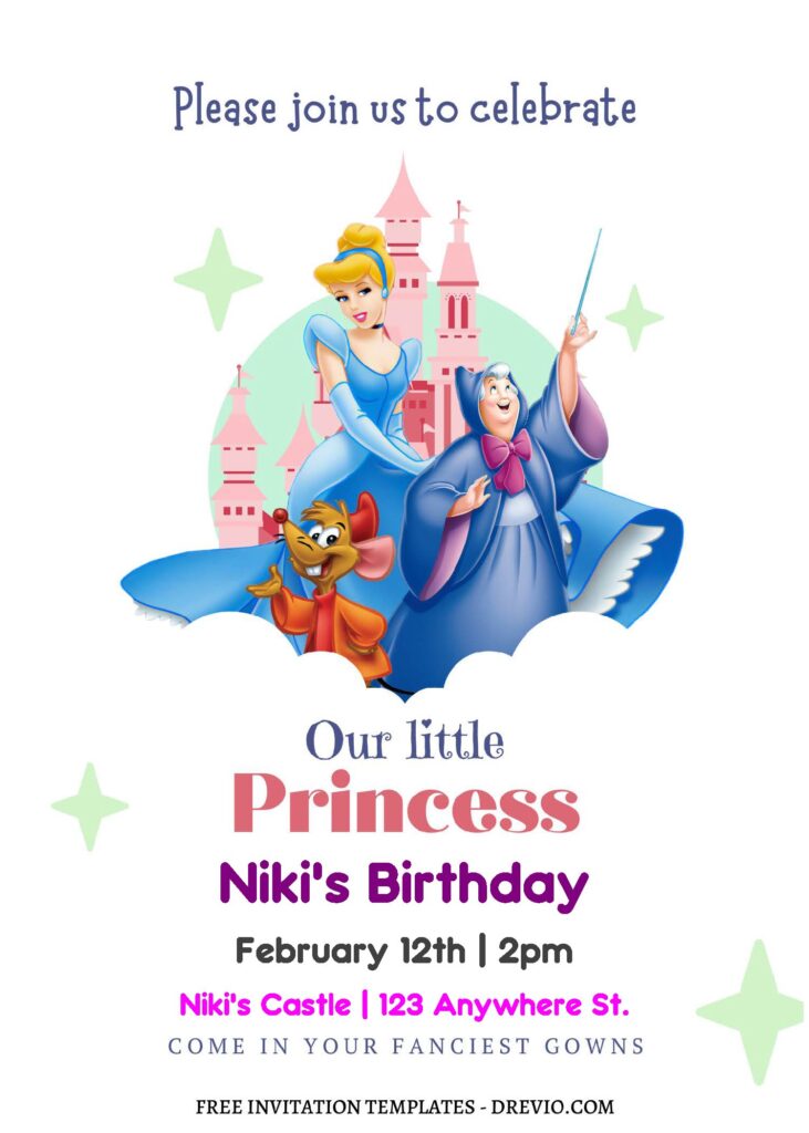 Cinderella Invitations