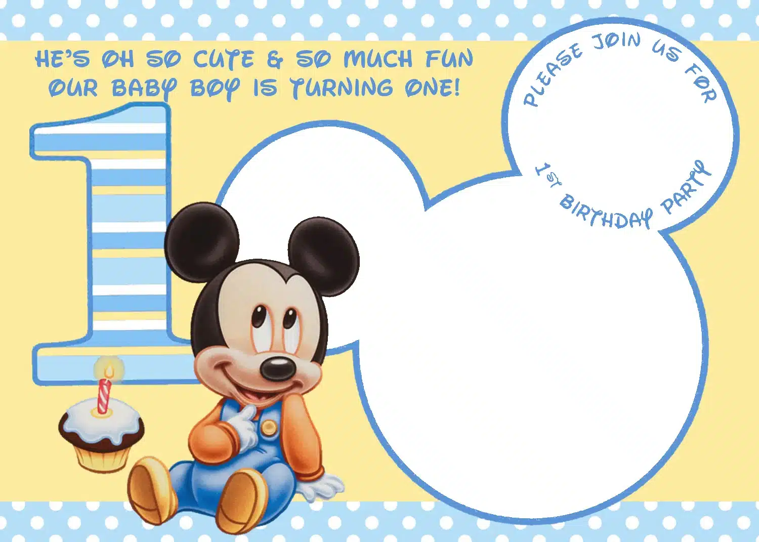 Exclusive Selection of Mickey Mouse Invitations