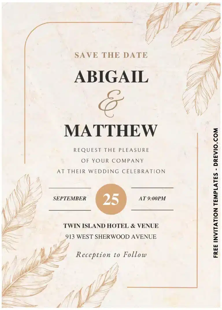 Fantasy Bohemian Wedding Invitations