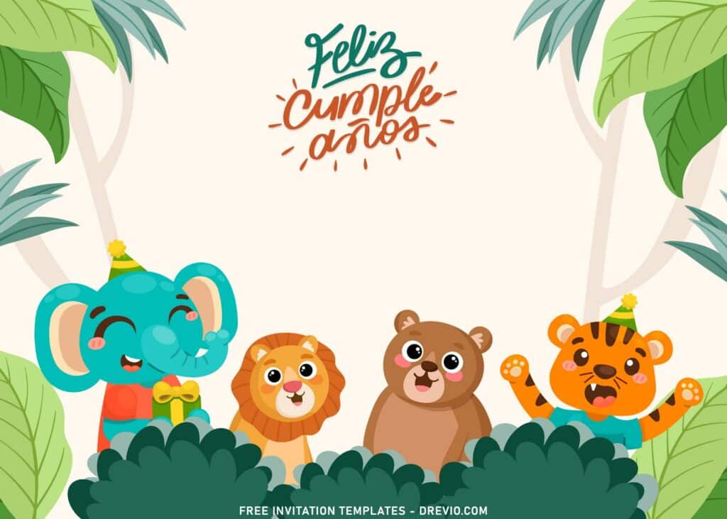 10 Jungle Birthday Invitation Cards for Your Kid’s Party