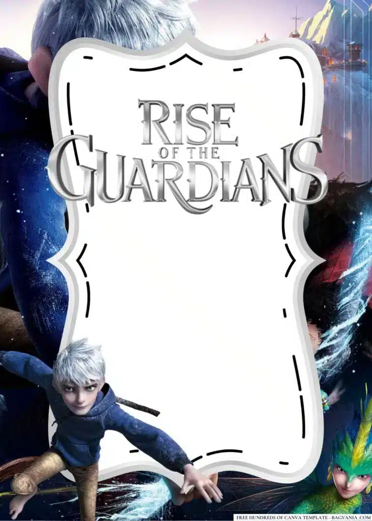 Rise of the Guardians Baby Shower Invitation