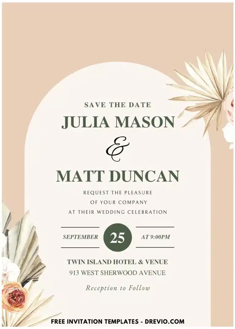 Wanderlust Bohemian Wedding Invitations