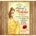 10 Belle Birthday Invitation Templates for the Little Girls