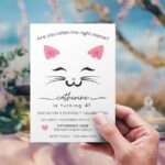10 Cat Birthday Invitation Ideas for the Furbaby Lovers