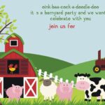 10 Most Fun Farm Custom Birthday Invitations for Kids’ Party