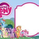 10 Cutest Little Pony Free Birthday Invitations for Kids