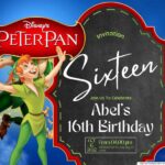 10 Magical Peter Pan and Tinker Bell Birthday Invitations