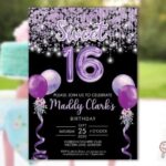 DIY Sweet 16 Birthday Invitations: Fun Ideas