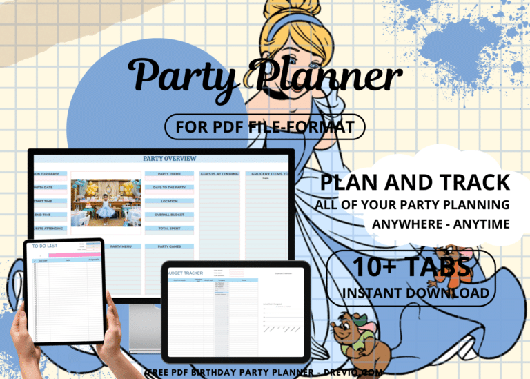 Cinderella Birthday Party Planner