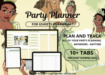 Princess Tiana Birthday Party Planner