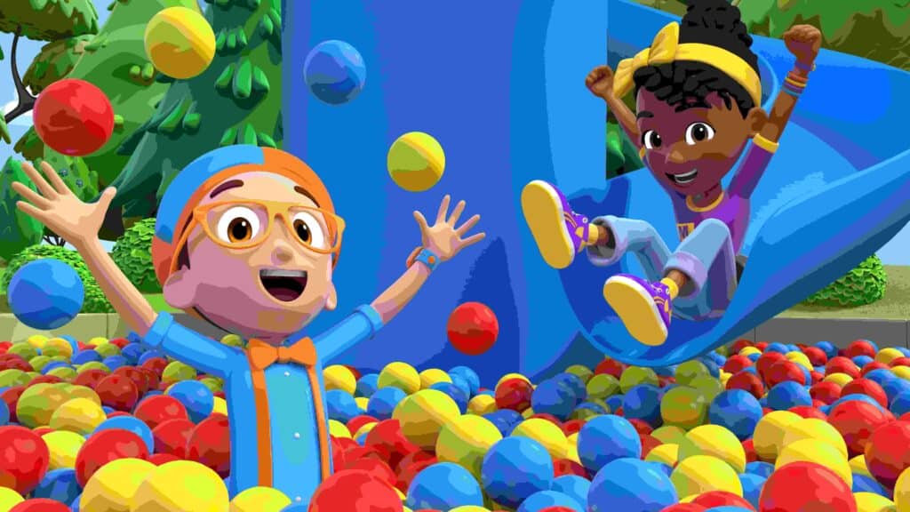 Blippi ball bath