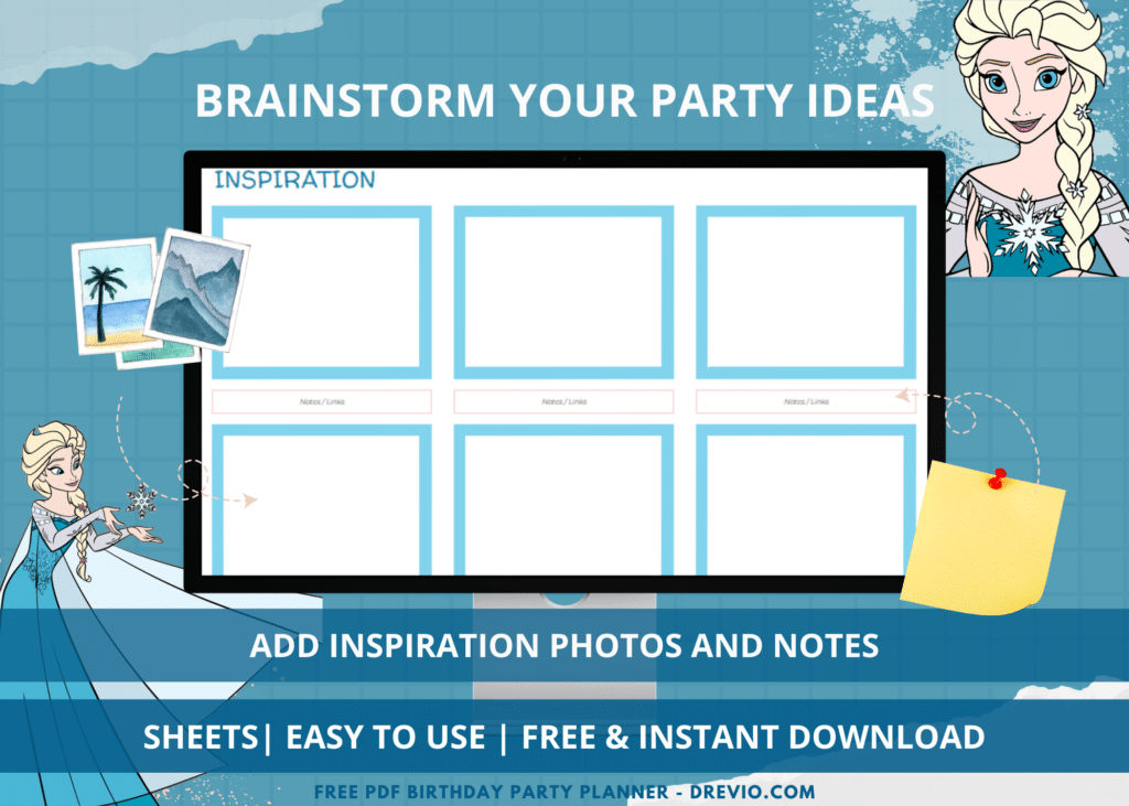 Elsa Frozen Birthday Party Planner