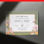 (Free PDF Invitation) Botanical Floral And Citrus Wedding Invitations