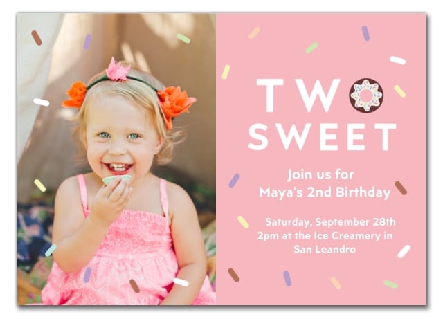 2nd Birthday Invitations