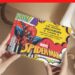 Comic Strip and Bubble Speech Spiderman Birthday invitation