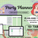 Ariel Little Mermaid Birthday Party Planner