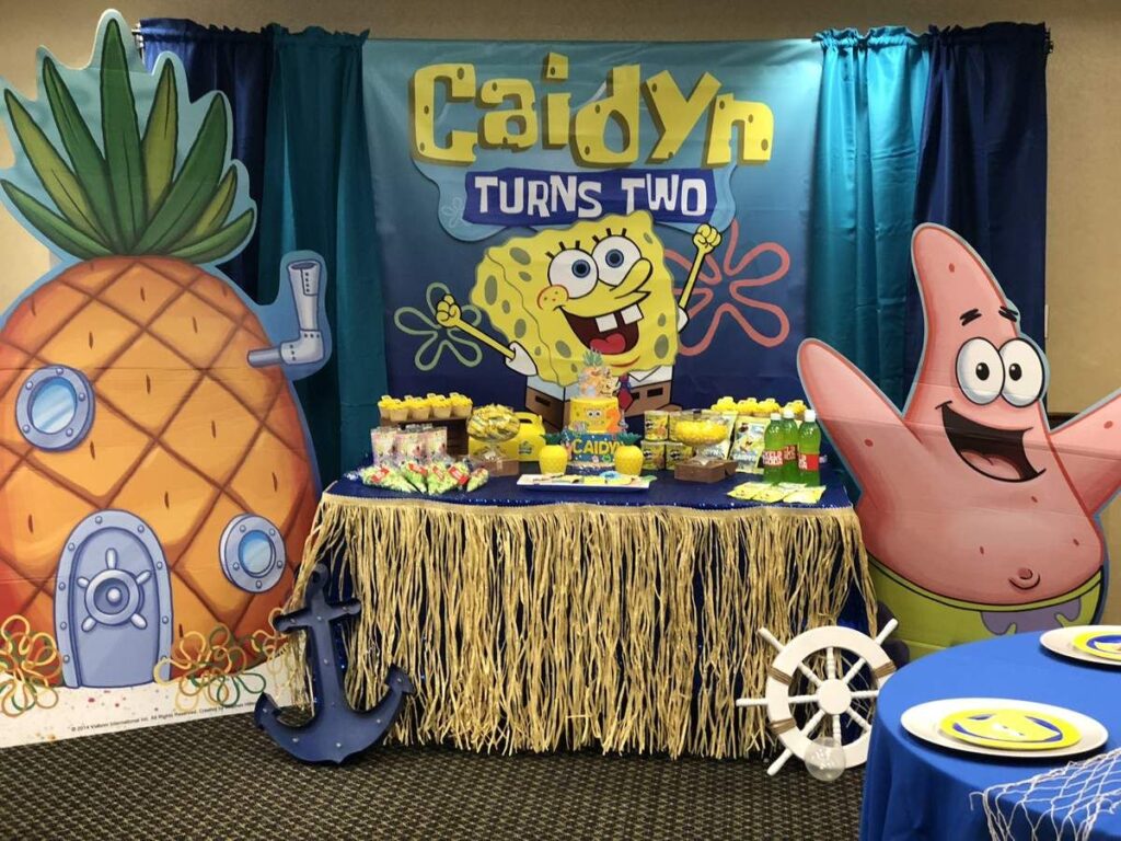 DIY Spongebob and Patrick cutouts
