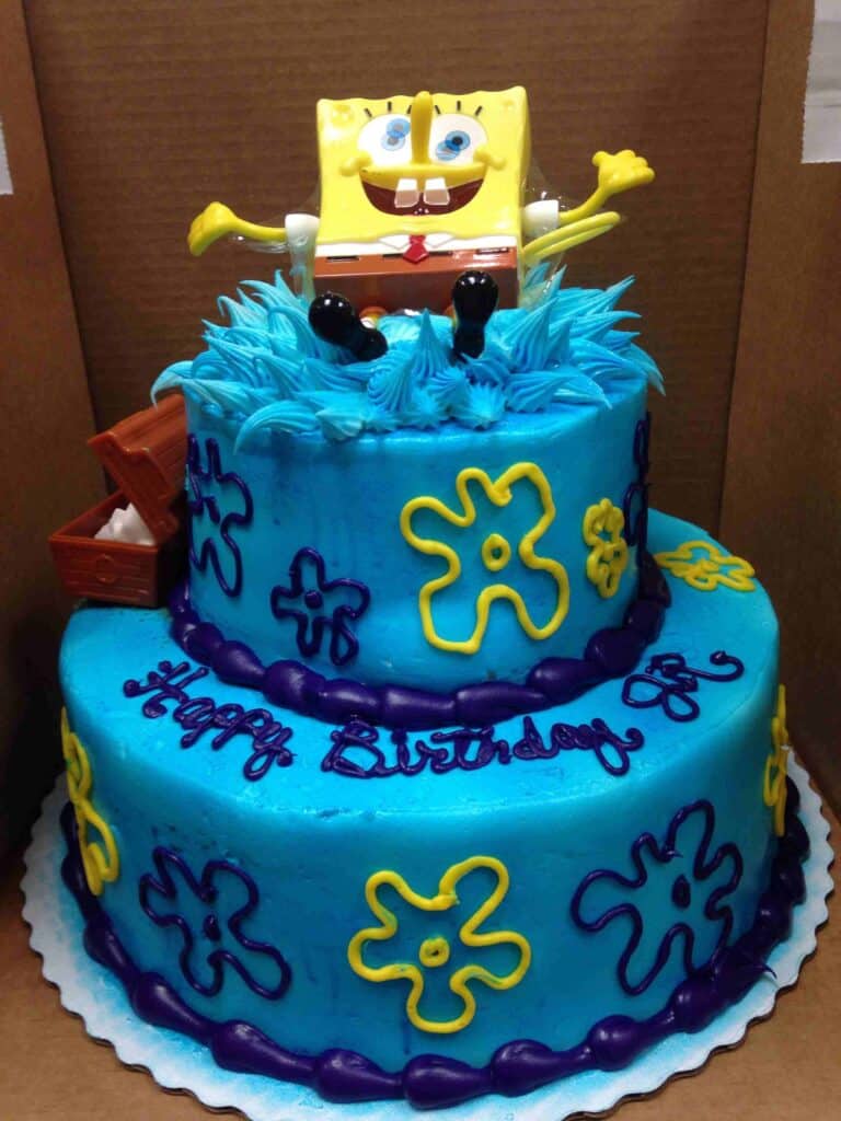 SpongeBob Two Tier Cake