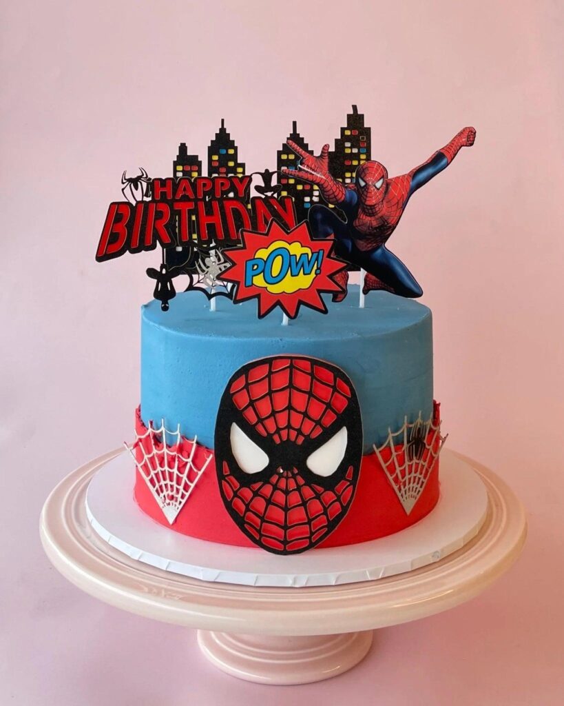 Spiderman Birthday Cake Topper