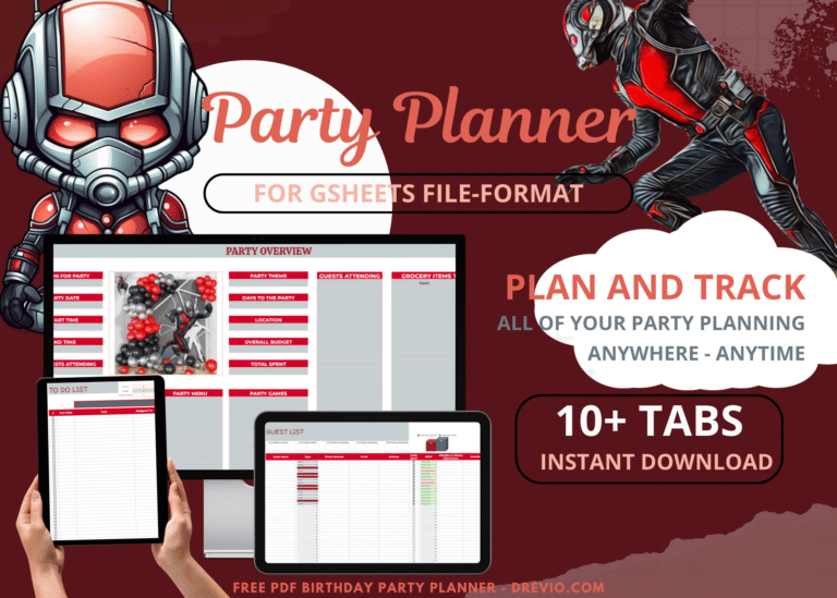 Ant Man Birthday Party Planner