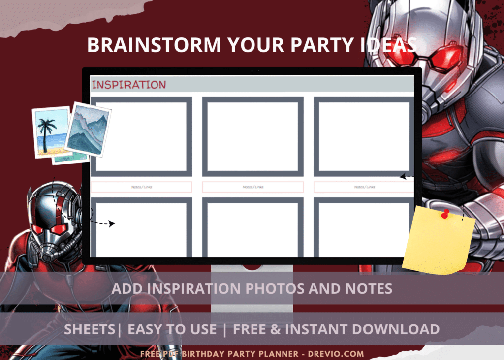 Ant Man Birthday Party Planner