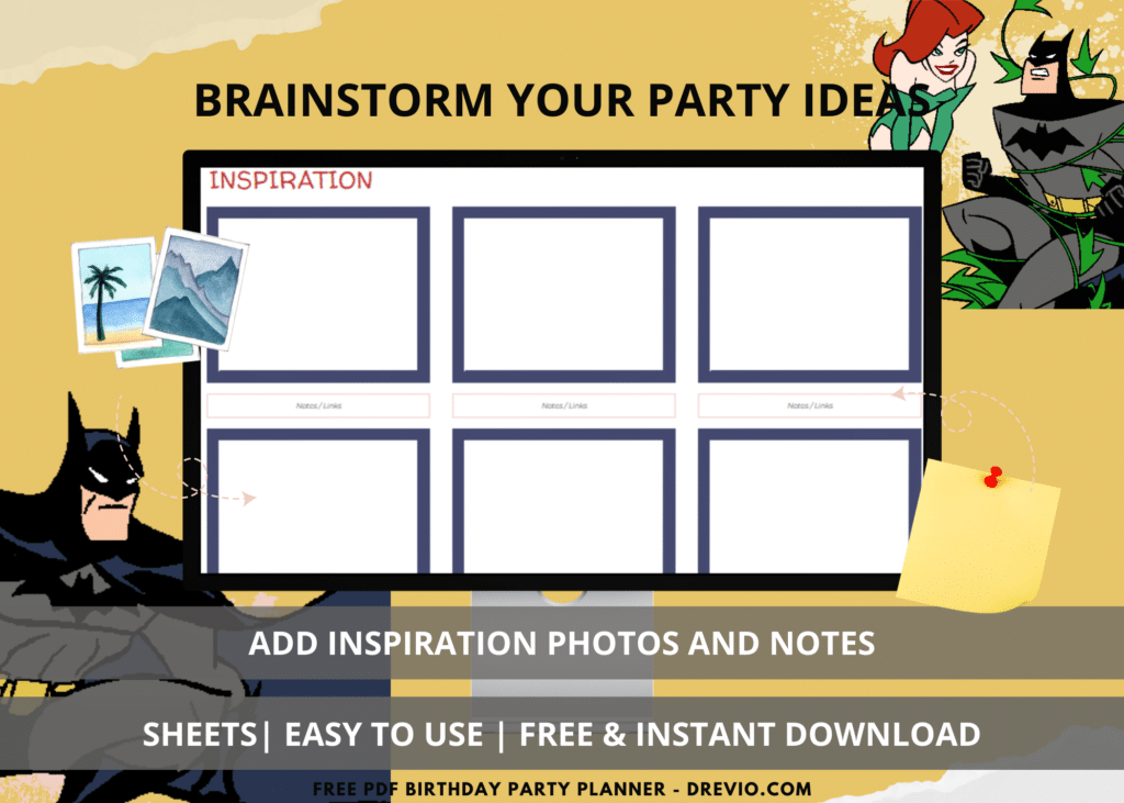Batman Birthday Party Planner 2