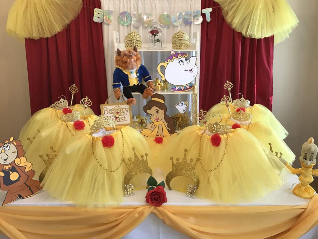Beauty and The Beast Birthday Decoration