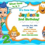 Make Custom Bubble Guppies Invitations