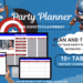 Captain America Birthday Party Planner