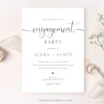 Make Beautiful, Classy Engagement Invitations Today
