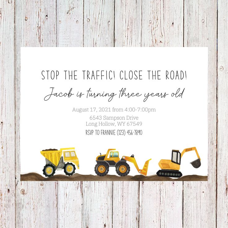 Dig Into Fun: Crafting Construction Birthday Invitations Kids Will Love